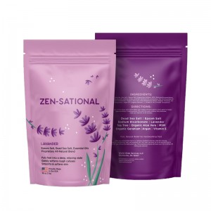 Taktile film stehen up beutel